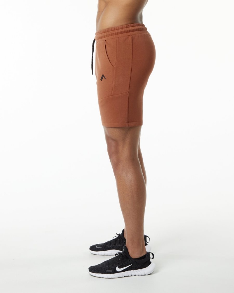 Short Alphalete ELMTS Athlétiques Corta 6" Brick Homme | XFO-90368086