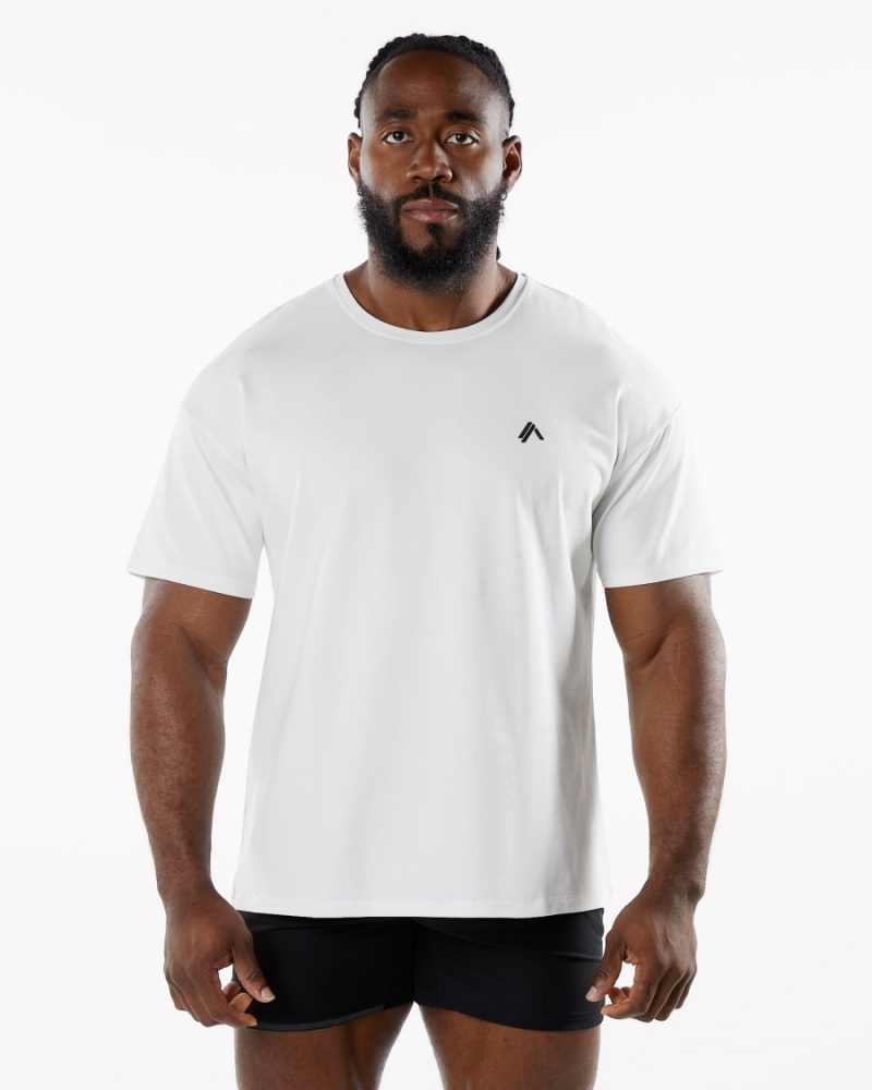 Chemises Alphalete Emblem Tee Blanche Homme | OGD-77545347