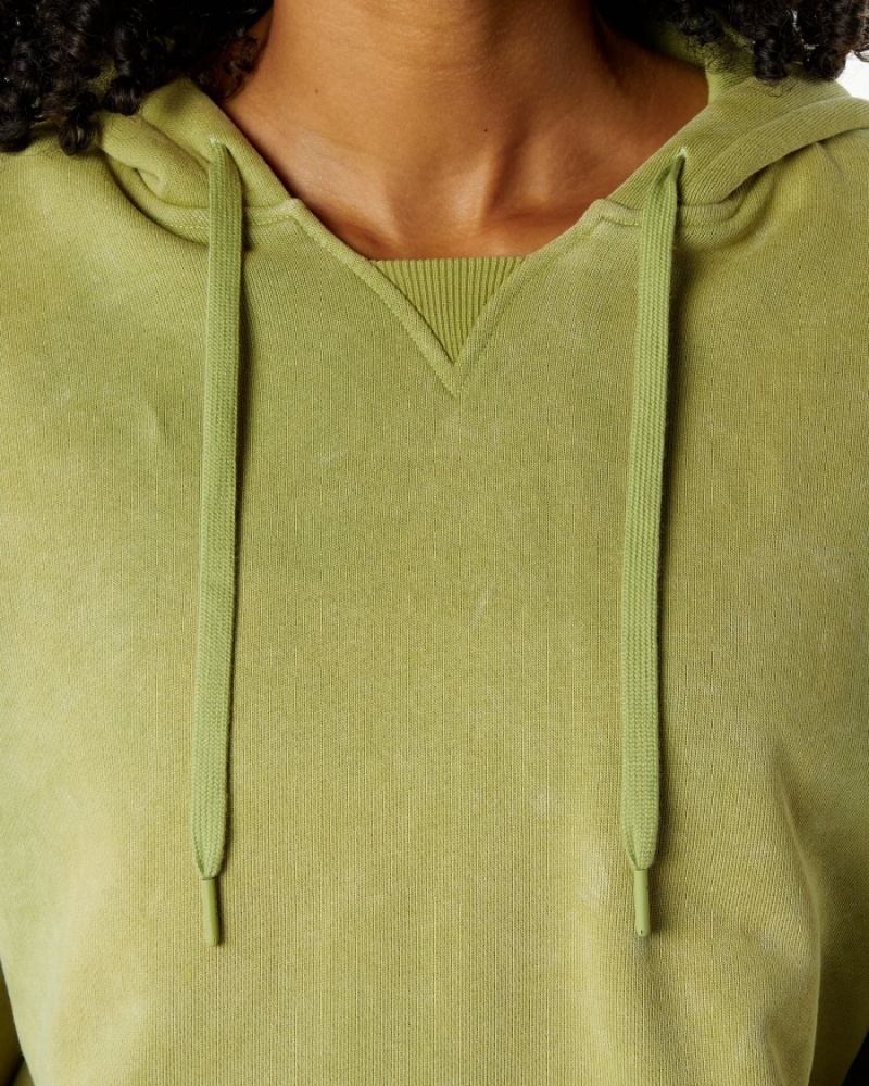 Sweat a Capuche Alphalete Very Terry Hoodie Vert Femme | KLU-26917049