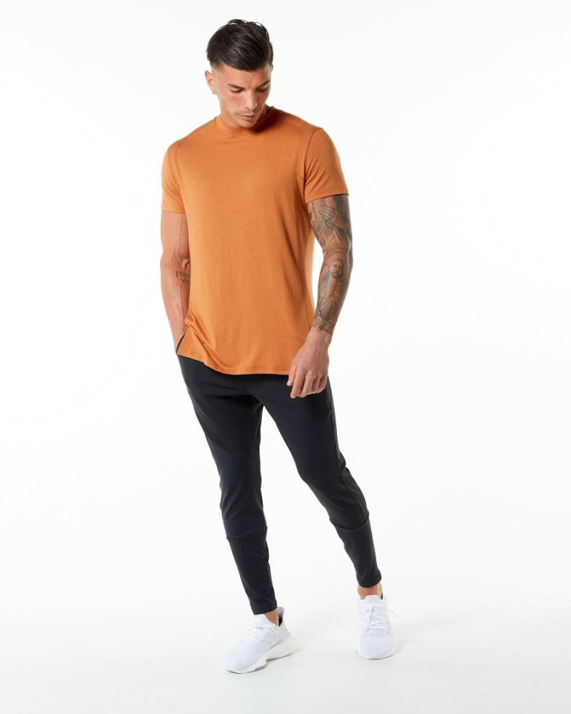 Chemises Alphalete Evo Tee Camel Homme | XNO-42129566