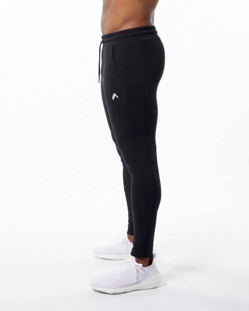 Pantalon Jogging Alphalete ELMTS Zip Jogger Noir Homme | DZU-52724740