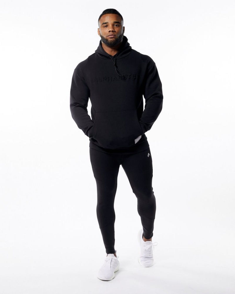 Pantalon Jogging Alphalete ELMTS Zip Jogger Noir Homme | DZU-52724740