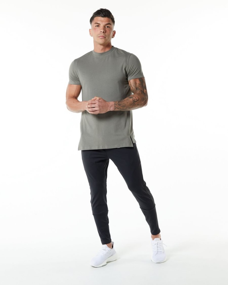 Chemises Alphalete Evo Tee Grise Homme | JON-16414576