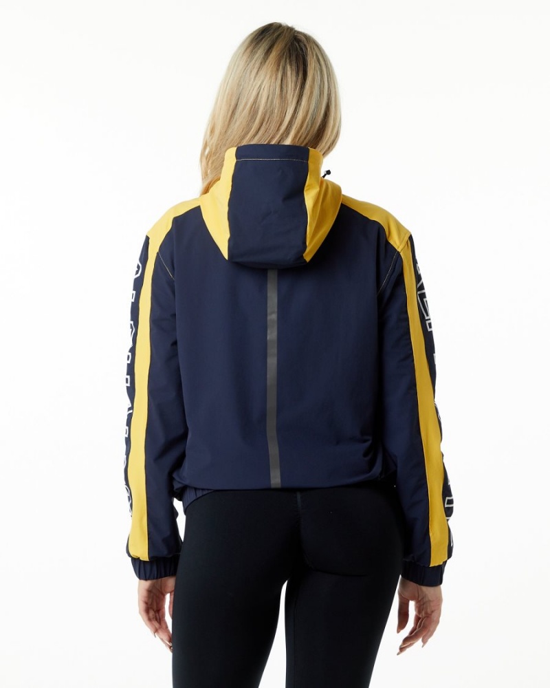 Vestes Alphalete Infinity Tech Jacket Jaune Femme | KGZ-00222212