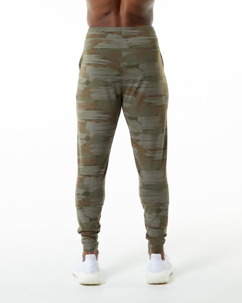 Pantalon Jogging Alphalete Trace Jogger Vert Olive Camouflage Homme | JCQ-38182988