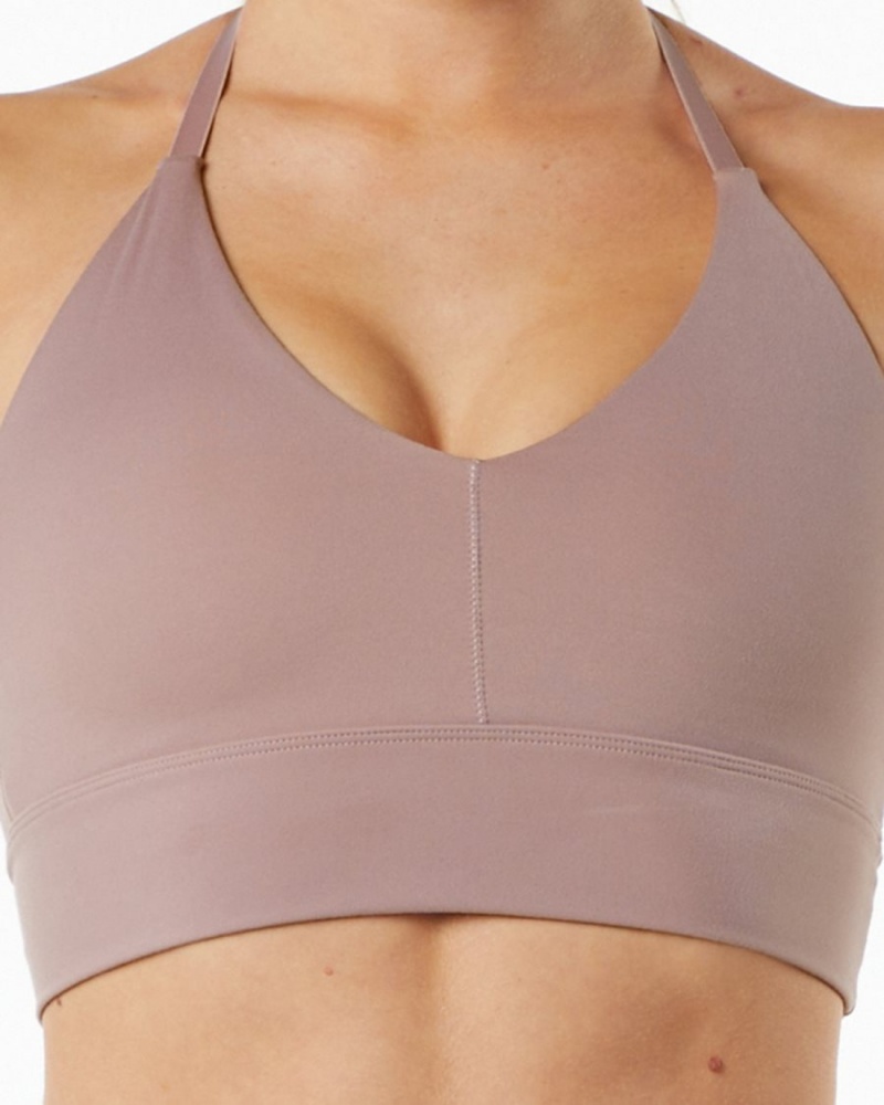 Soutien Gorge Sport Alphalete Alphalux Wonder Bra Violette Femme | BWP-27327062