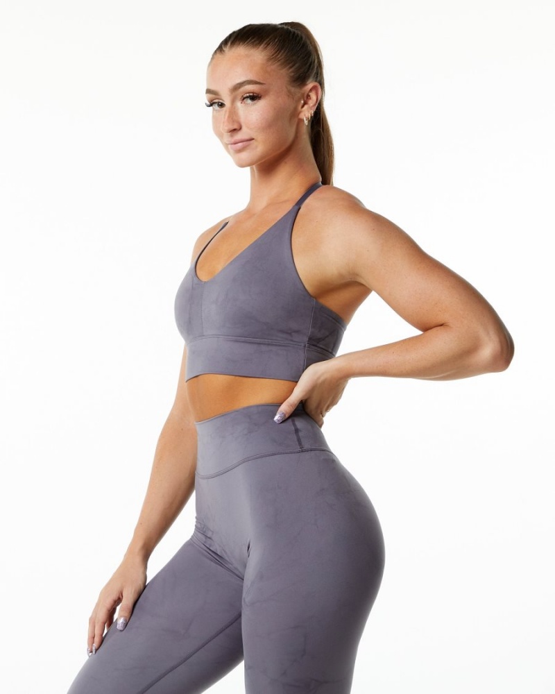 Soutien Gorge Sport Alphalete Alphalux Wonder Bra Misty Lilac Femme | ECI-73023398