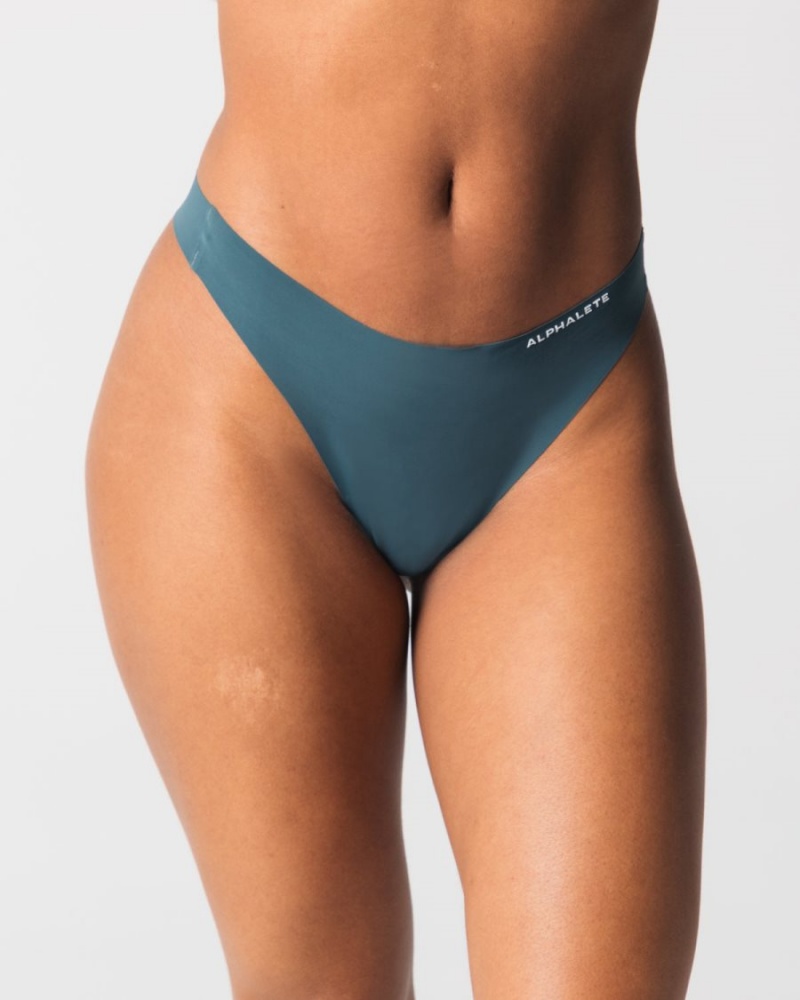 Sous Vêtement Alphalete Seamless Lanières 3pk Grise Bleu Marine Noir Femme | NWB-96646895