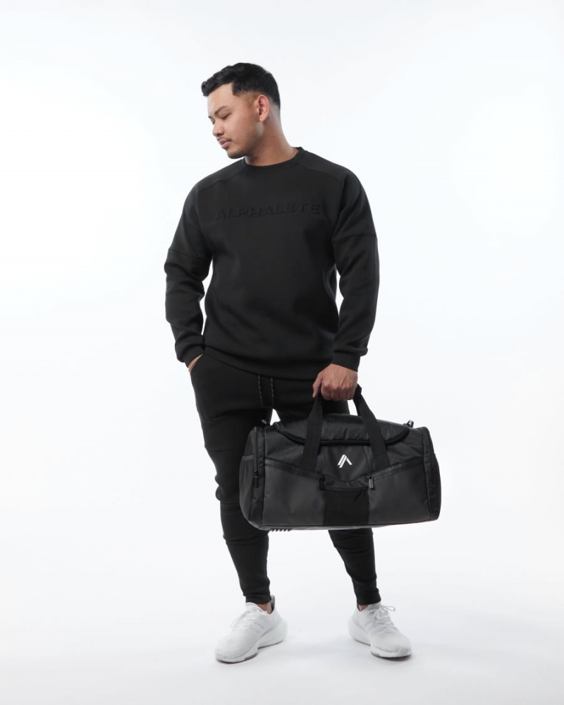 Accessoires Alphalete Essential Duffel Bag Noir Homme | CCD-83171043