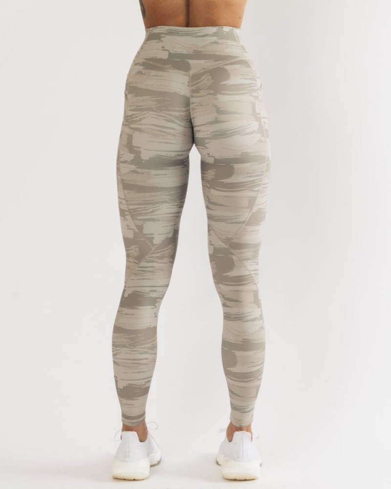 Leggings Alphalete Surface Pocket Legging Camouflage Femme | NAZ-64864669