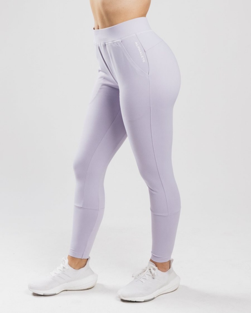 Pantalon Jogging Alphalete Trace Jogger Lilac Haze Femme | DZS-96008298