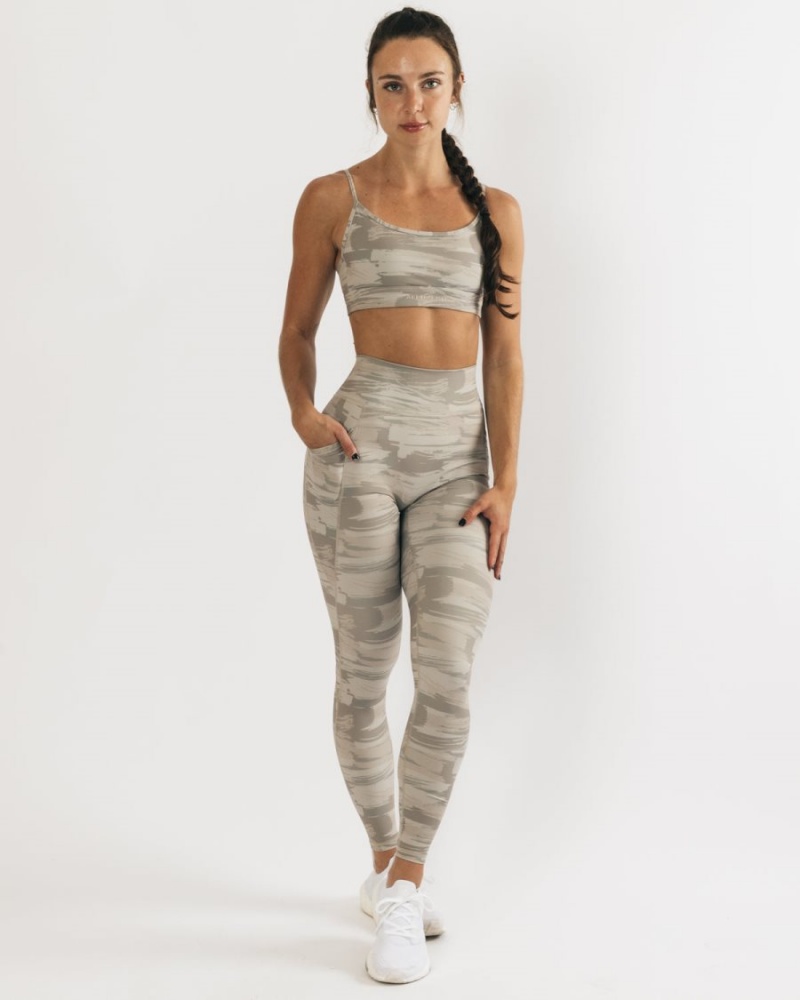 Leggings Alphalete Surface Pocket Legging Camouflage Femme | NAZ-64864669