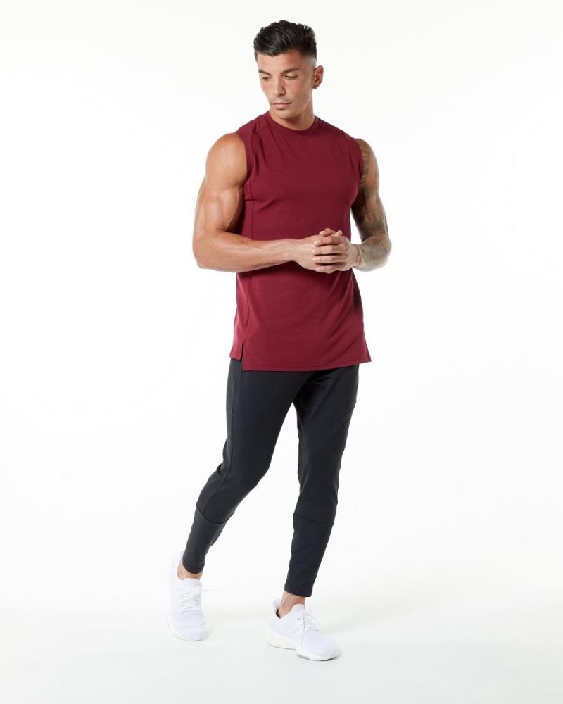 Debardeur Alphalete Evo Tank Rouge Homme | BUB-28090168