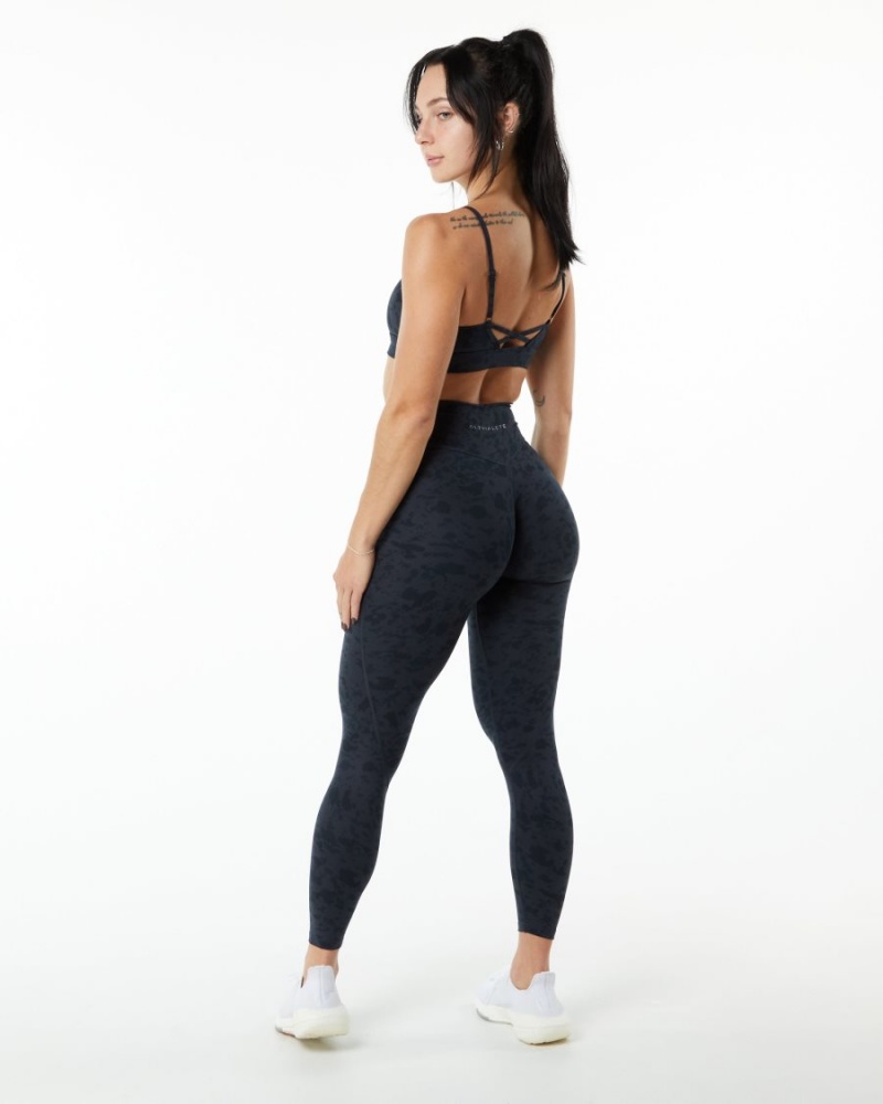 Leggings Alphalete Surface Power Legging Noir Femme | YWU-97896621