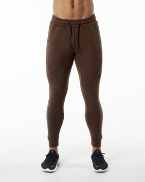 Pantalon Jogging Alphalete ELMTS Cuffed Jogger Marron Homme | YPU-83180841