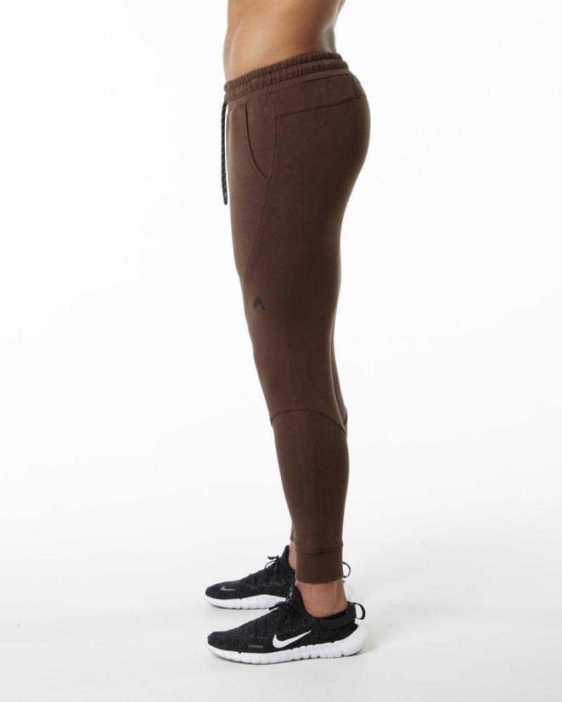 Pantalon Jogging Alphalete ELMTS Cuffed Jogger Marron Homme | YPU-83180841