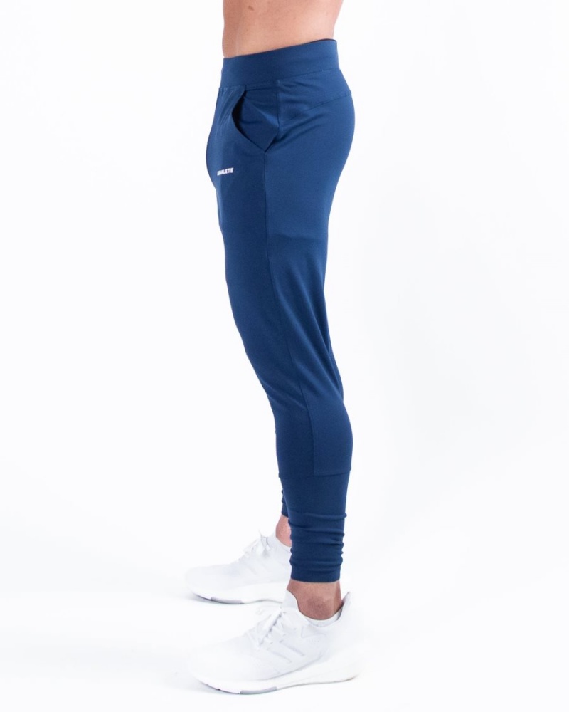 Pantalon Jogging Alphalete Trace Jogger Bleu Homme | XPV-32952197