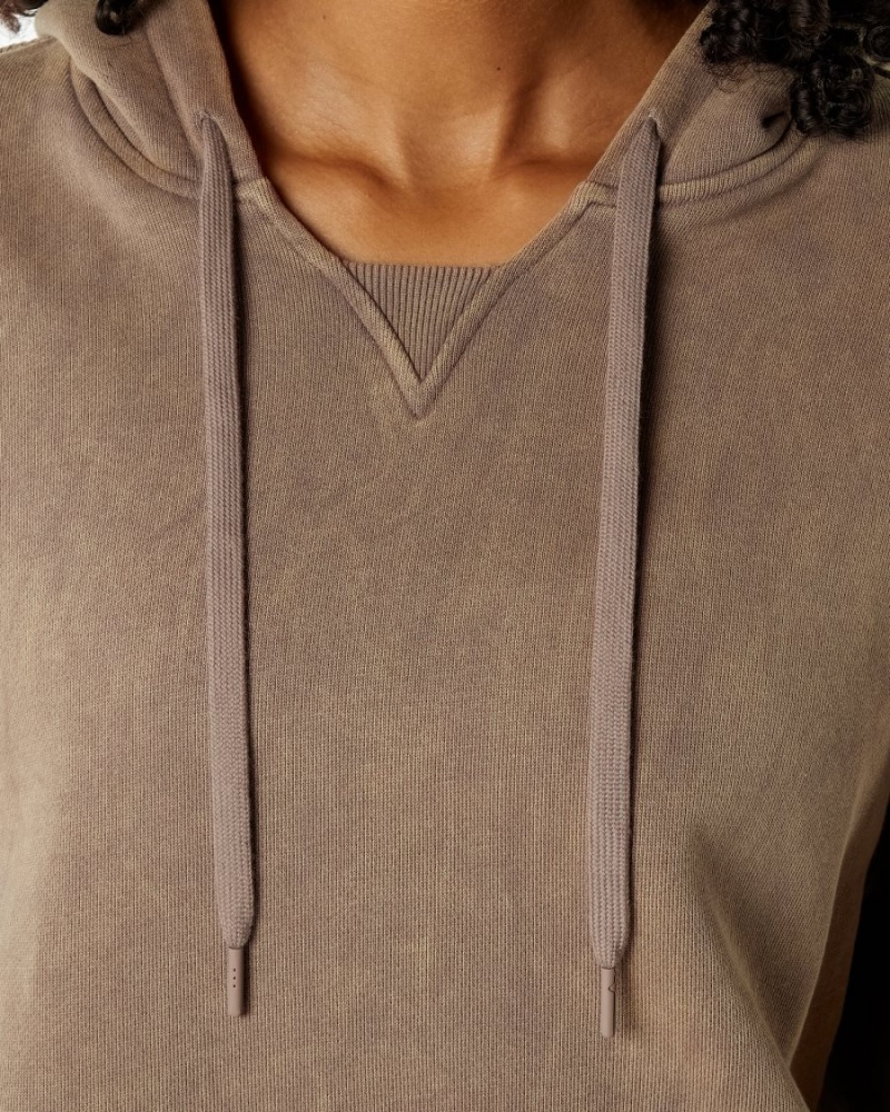 Sweat a Capuche Alphalete Very Terry Hoodie Smokey Quartz Femme | MPP-87801786