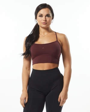 Debardeur Alphalete Ultrasoft Camisole Tank Wine Femme | HRZ-12347849