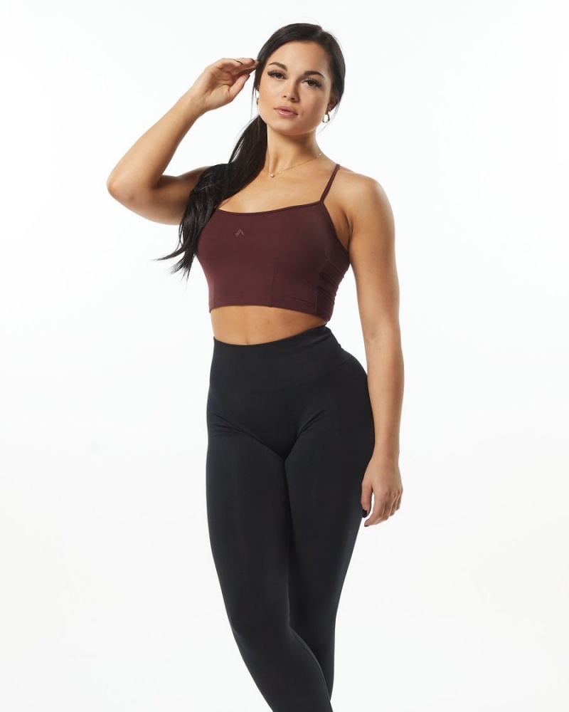 Debardeur Alphalete Ultrasoft Camisole Tank Wine Femme | HRZ-12347849