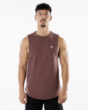 Debardeur Alphalete Dynasty Tank Merlot Homme | HBG-00415282