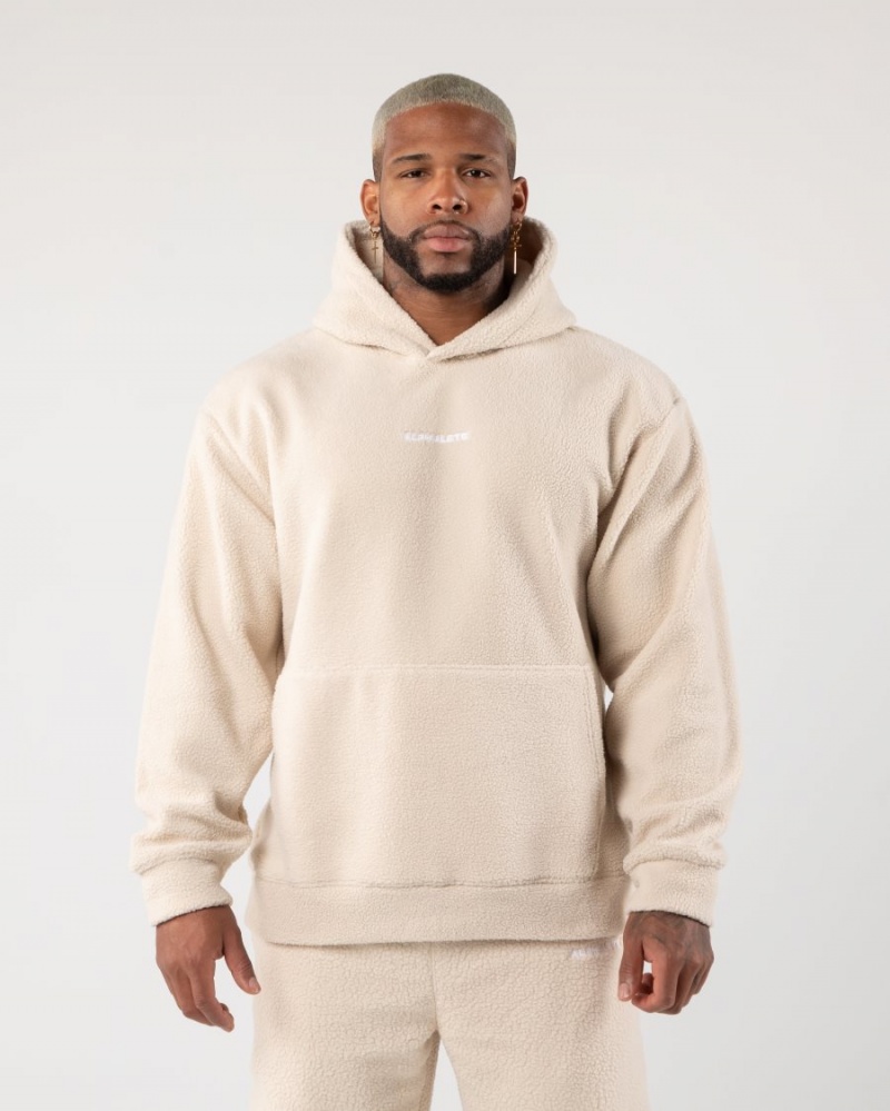 Sweat a Capuche Alphalete King Hoodie Vanilla Homme | KQU-17045059