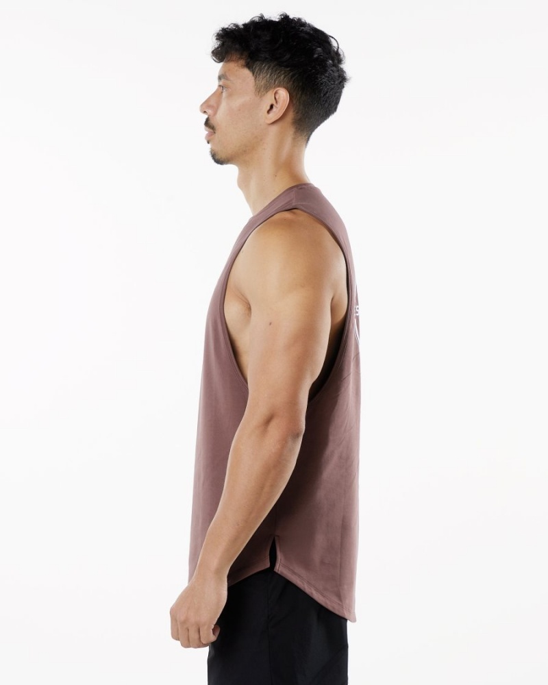 Debardeur Alphalete Dynasty Tank Merlot Homme | HBG-00415282