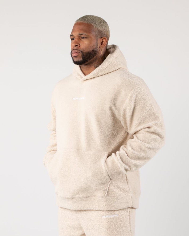 Sweat a Capuche Alphalete King Hoodie Vanilla Homme | KQU-17045059