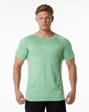 Chemises Alphalete Ozone Tee Pistachio Homme | KNE-54559865