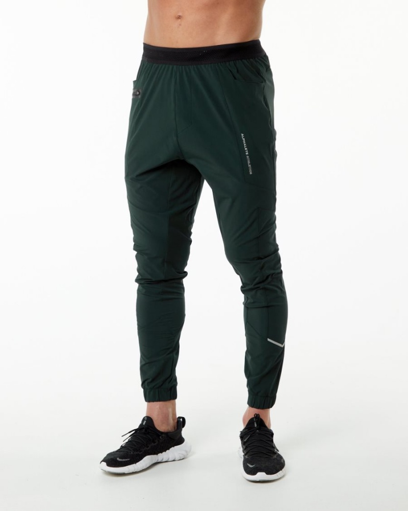 Pantalon Jogging Alphalete Studio Pant Vert Homme | BQC-05854941