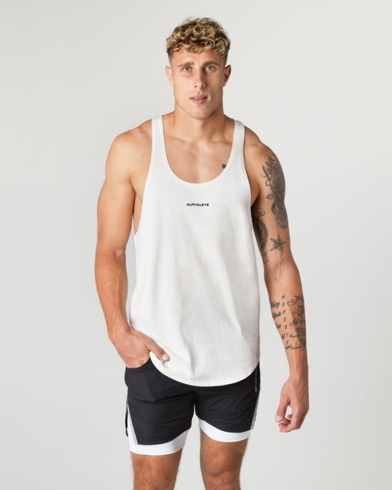 Stringers Alphalete Heavy Coton Core Stringer Shell Homme | NYG-58993967