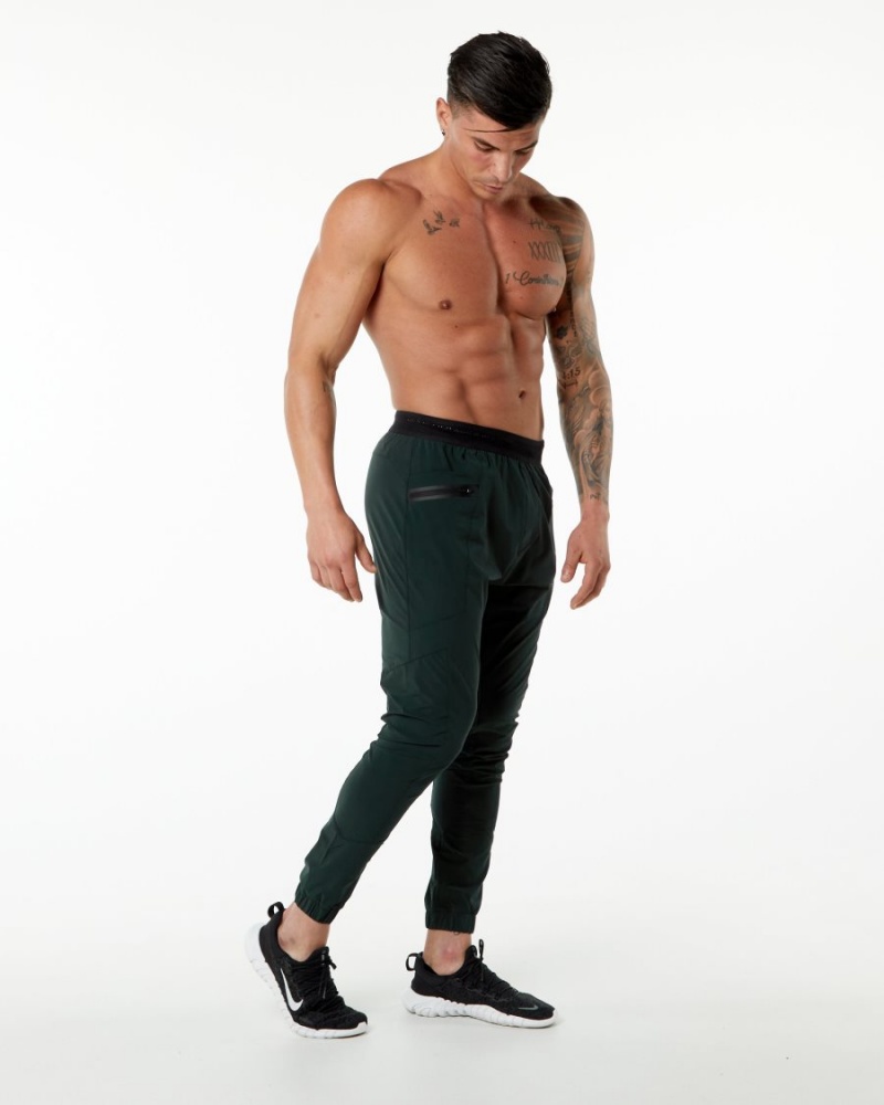 Pantalon Jogging Alphalete Studio Pant Vert Homme | BQC-05854941