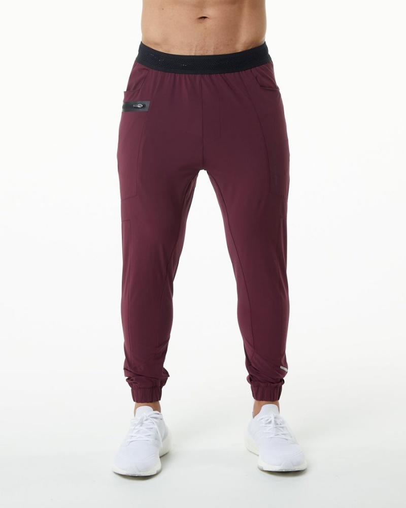 Pantalon Jogging Alphalete Studio Pant Bordeaux Homme | MQY-80562859