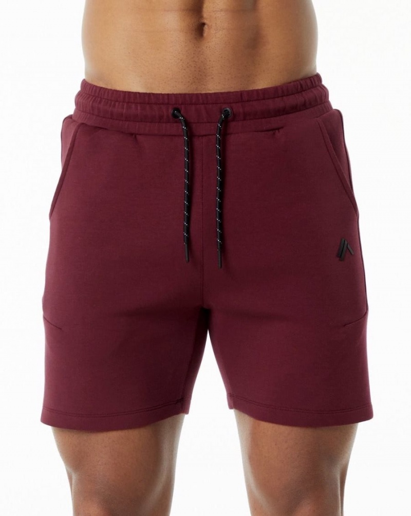 Short Alphalete ELMTS Athlétiques Corta 6" Bordeaux Homme | ABM-67325100