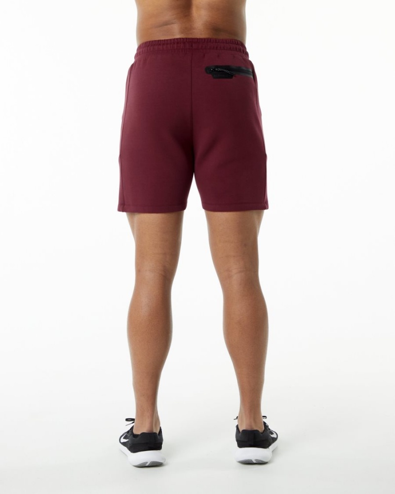 Short Alphalete ELMTS Athlétiques Corta 6" Bordeaux Homme | ABM-67325100