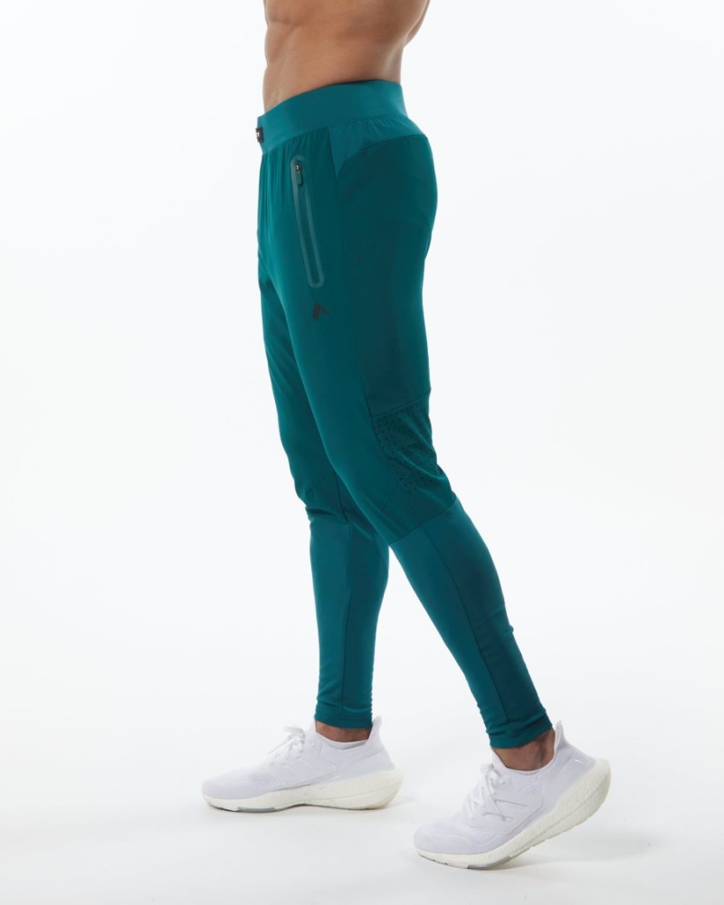 Pantalon Jogging Alphalete Infinity Tech Pant Velvet Teal Homme | FCG-74211666