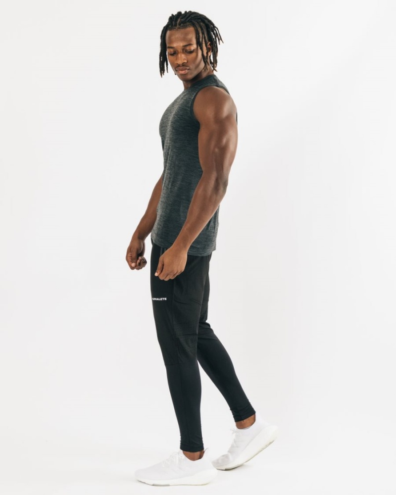 Debardeur Alphalete Hero Tank Noir Homme | BVN-81938247